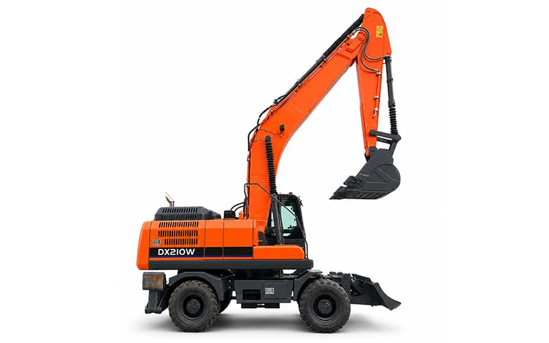 EW210-D 20,1-tonnine ratasekskavaator